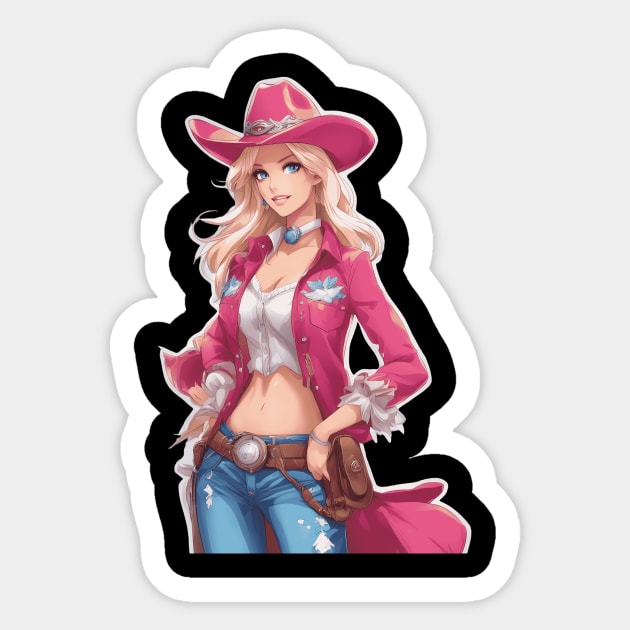 Lady Sherrif Sticker by animegirlnft